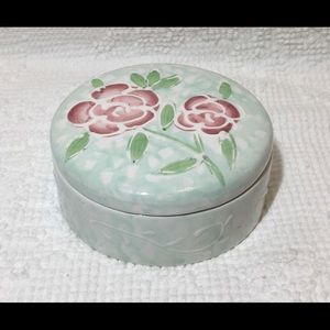 Floral Porcelain Trinket Dish
